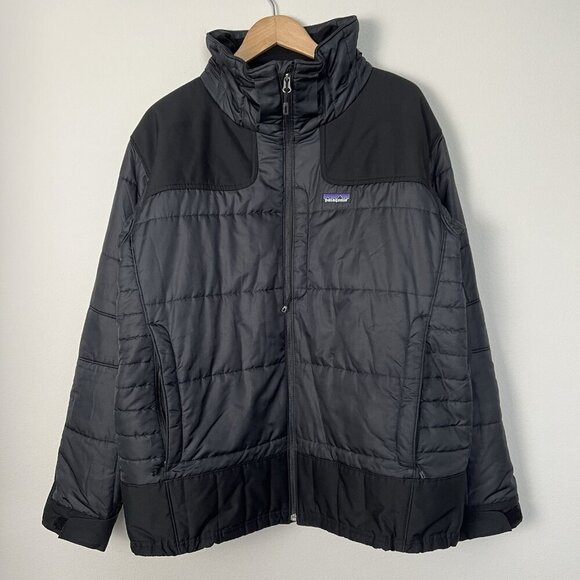 Vintage Patagonia Men’s Large Black Winter  Insulated Rubicon Rider Jacket‎ Coat - Picture 1 of 13
